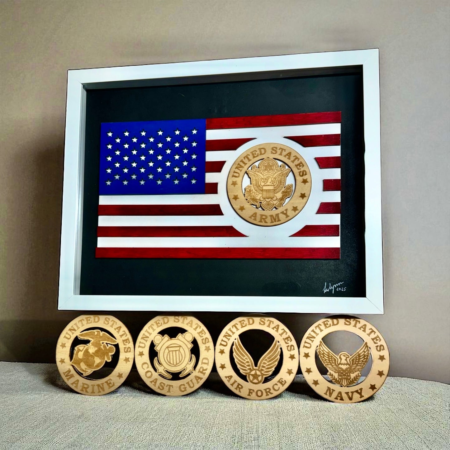 Flag military insignia